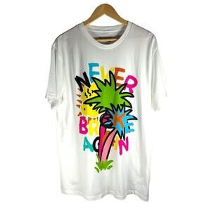 Never Broke Again Palm Tree T-shirt Men’s XL - Streetwear Casual Preppy Summer